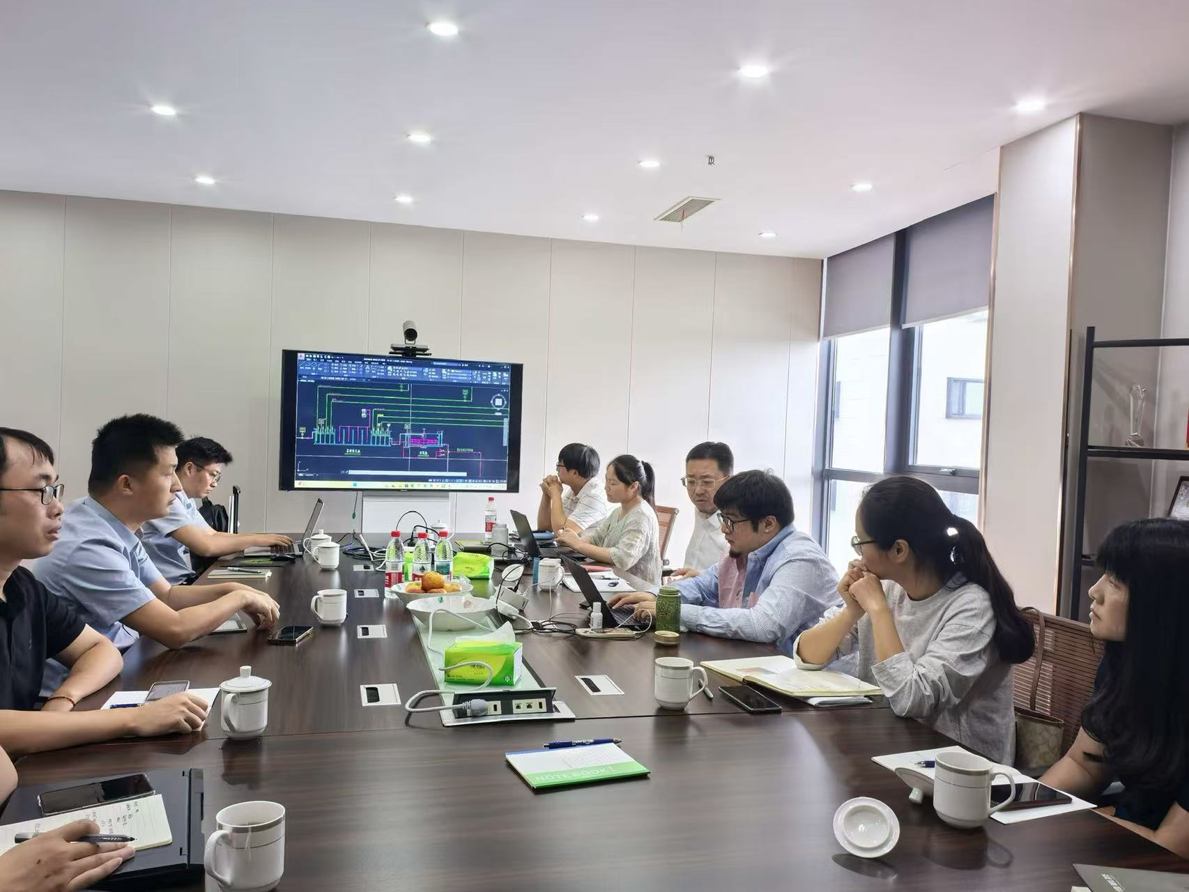 奥流公司董事长杨敏受邀参加瑞达环保阜宁县污水厂智慧化改造项目启动及推进会